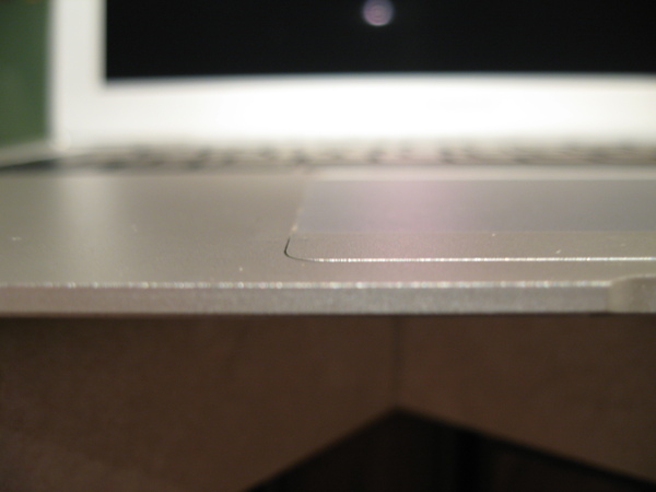 Macbook Air Trackpad damage from screen rubbing