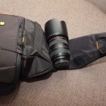 Case logic SLRC-205 with camera and lenses