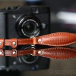 Fuji X10 Toma brown leather wrist strap