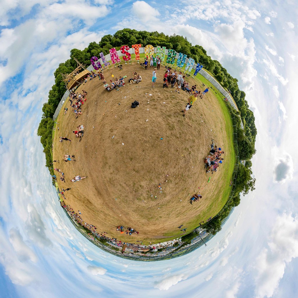 Glastonbury 360° Little Planet